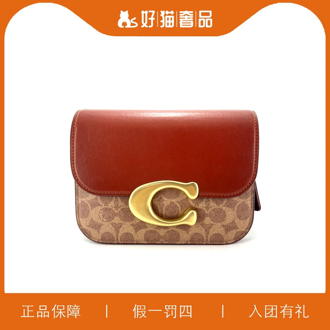 99新 COACH/蔻驰 蔻驰爱豆C扣包/A4806/21X16X9