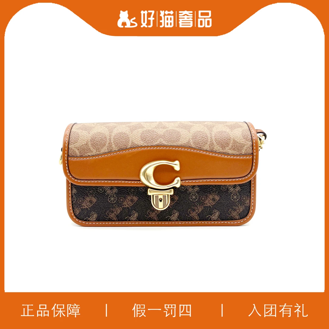 99新 COACH/蔻驰 【年终钜惠】老花SDD腋下包/FF12/20X11X6