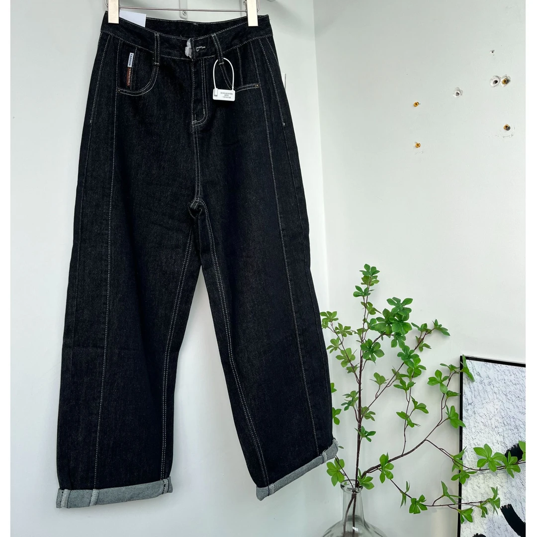 【银】【孤品】十三行靓妹女装百搭牛仔裤