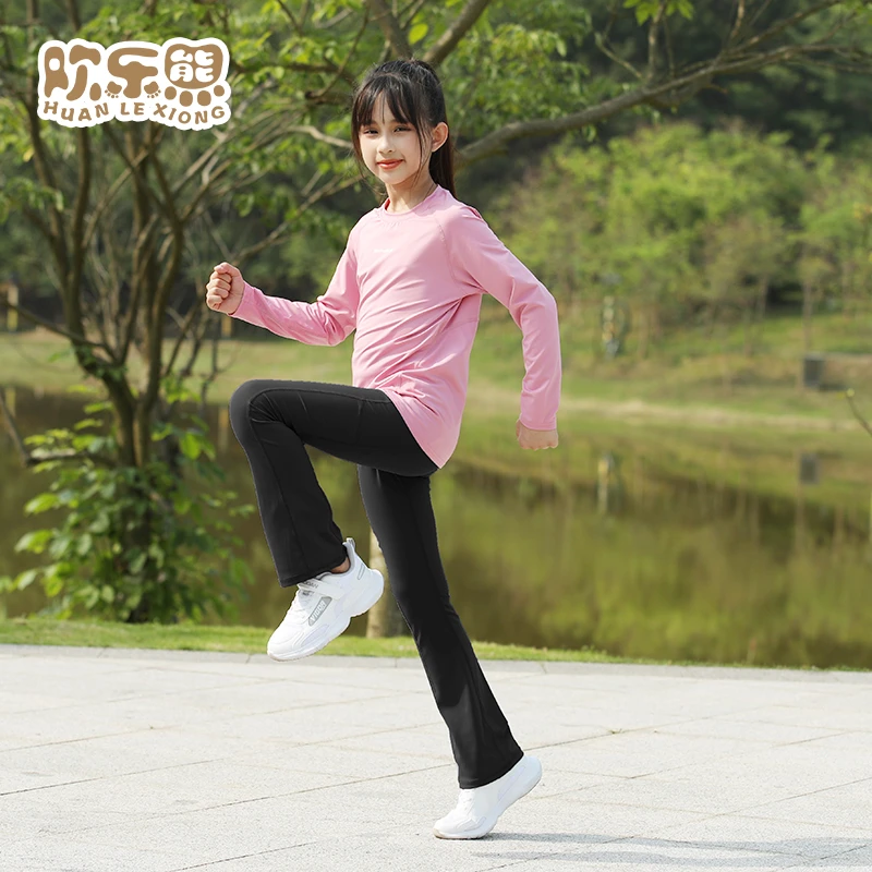 女童秋季套装2025新款儿童速干运动服洋气大童跑步羽毛球舞蹈跳绳