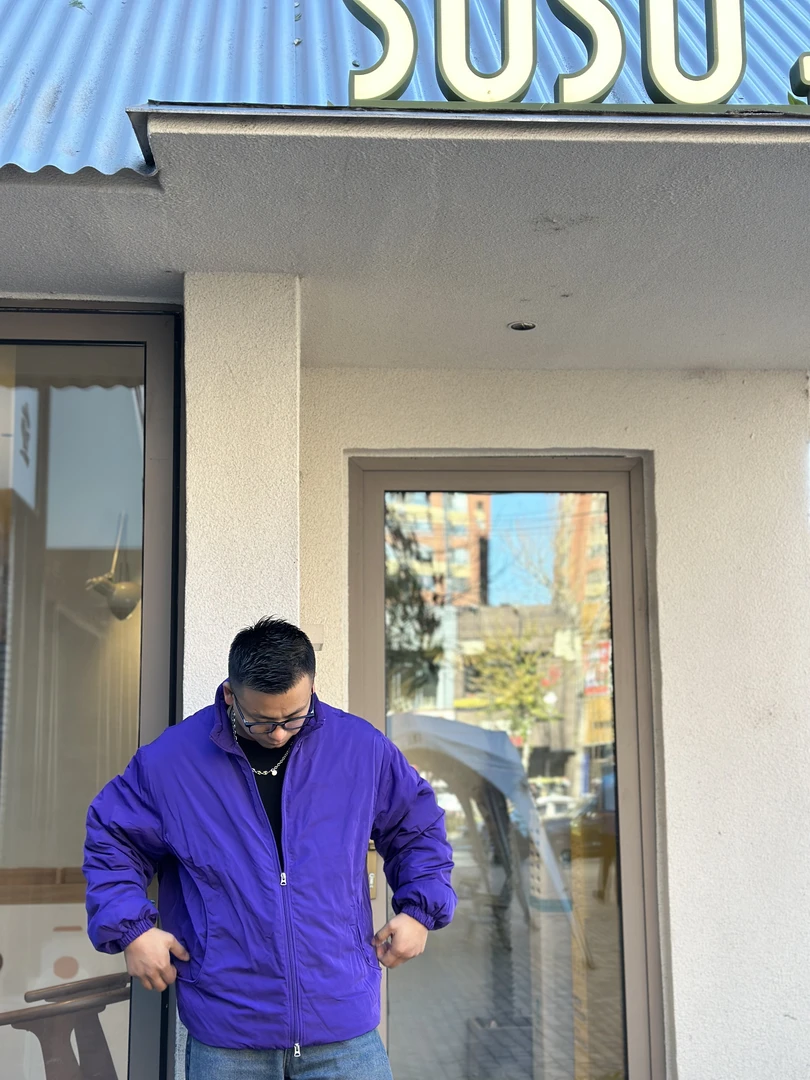 Uncle&Y “爱豆潮宠”立领叽绳羽绒服男士