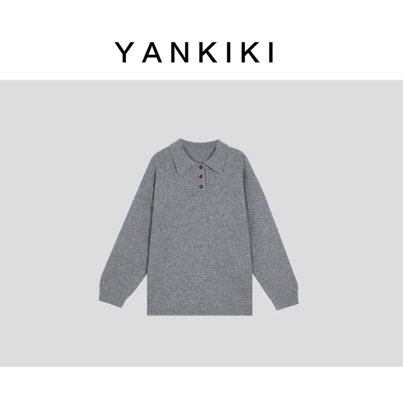 全羊毛polo毛衣    YANKIKI 2024秋冬款NEW