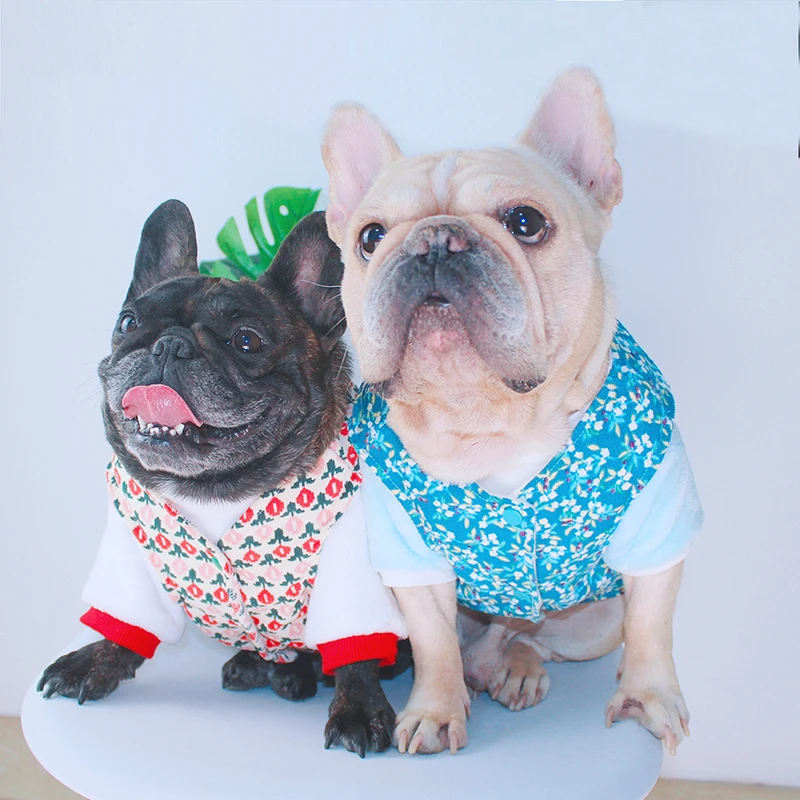 Tigerdog宠物法斗巴哥加绒保暖御寒马甲比熊雪纳瑞中小型犬棉衣