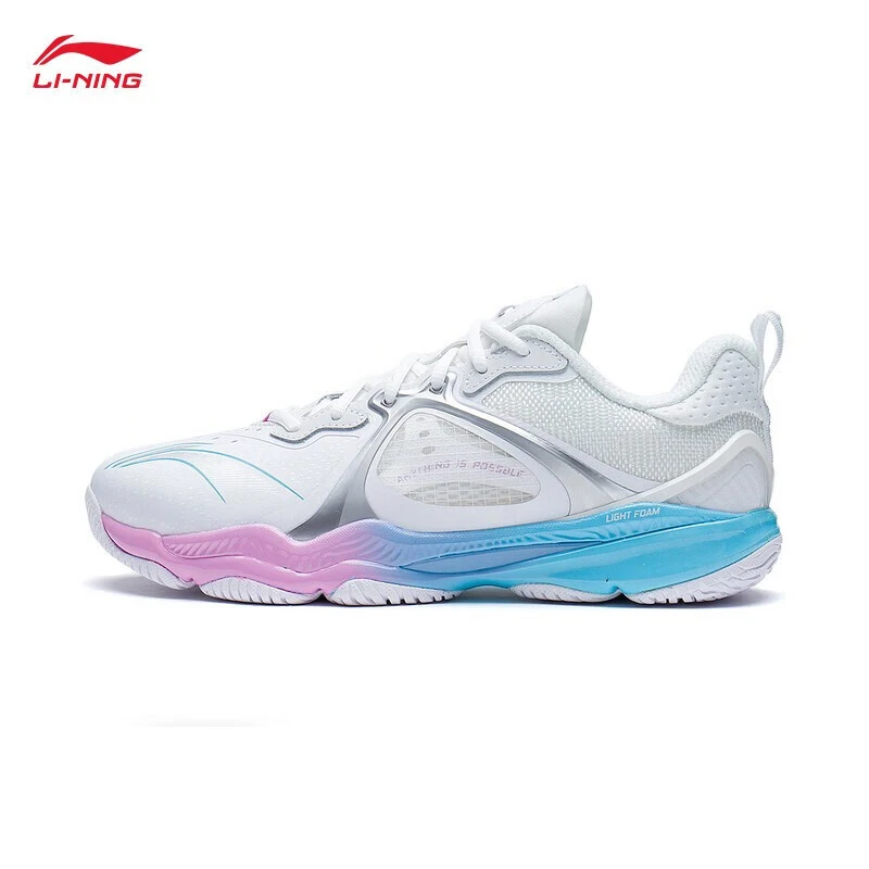 李宁羽毛球鞋 变色龙VI 男女款缓震多配色专业运动比赛鞋AYAS014