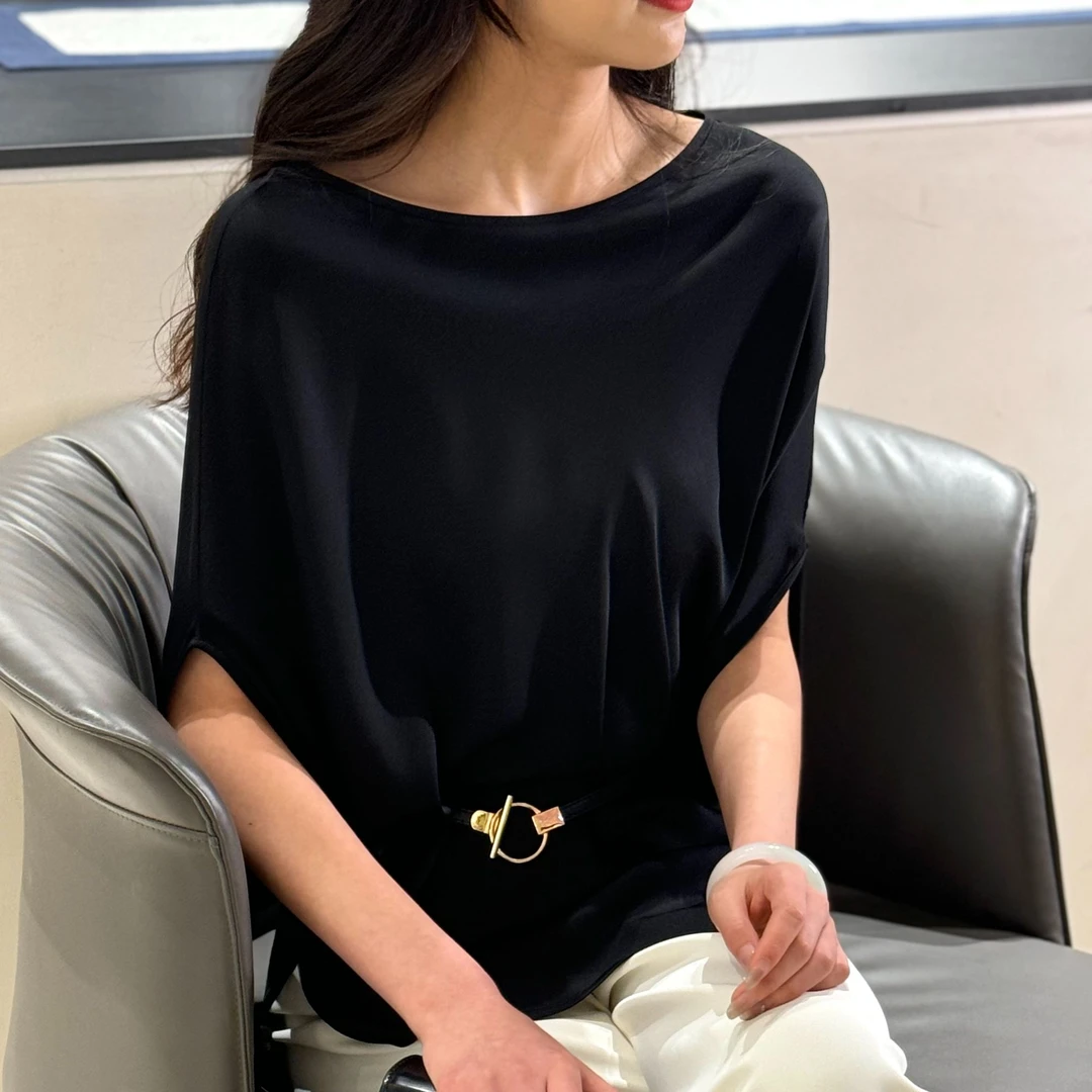 <涟漪如画>知性简约真丝上衣