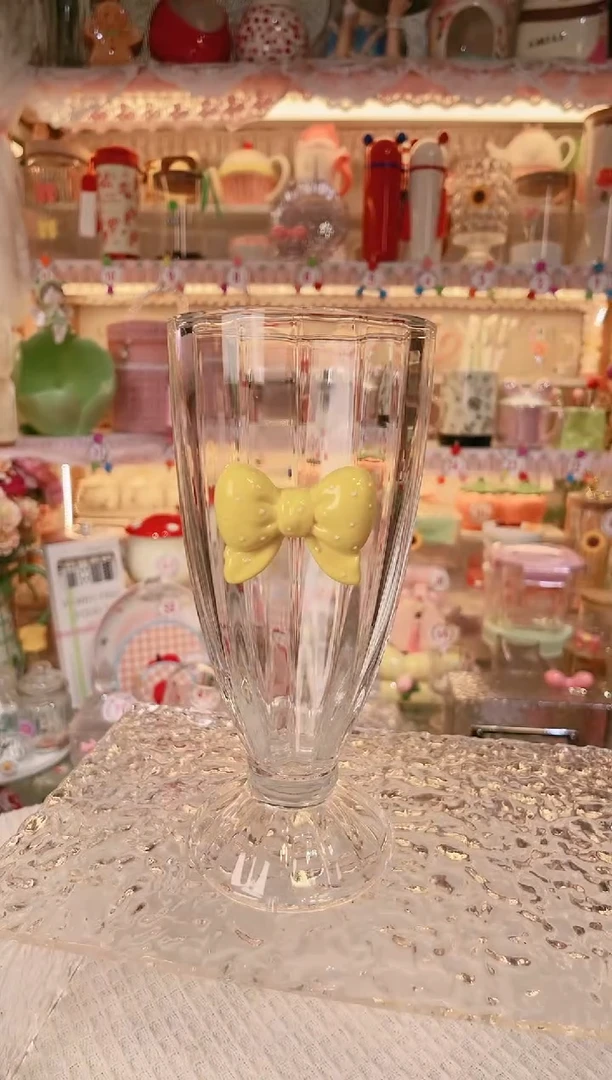 【闪购商品】摆件玻璃果汁杯黄色品质好,发货快,放心拍