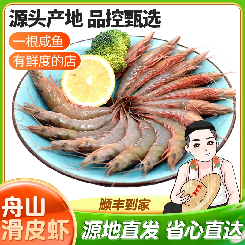 【顺丰发货】野生海捕滑皮虾枪虾呛虾剑虾新鲜条虾硬壳虾海鲜水产