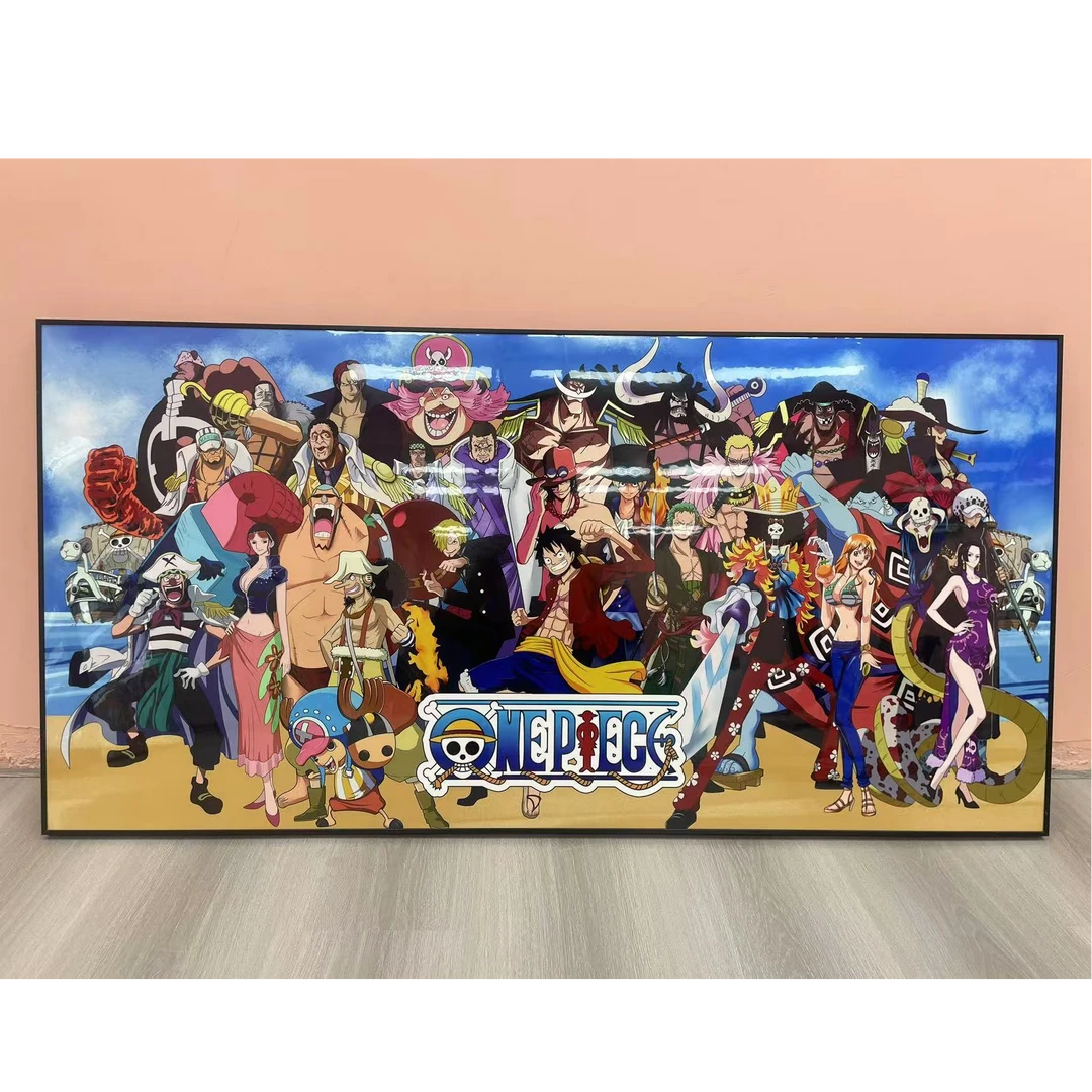 《海贼王合集PVC》现代动漫装饰画40*80