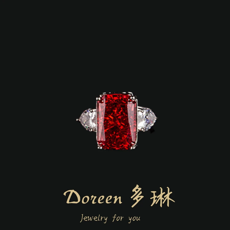 铜合金戒指 红色香水瓶戒指XS1089