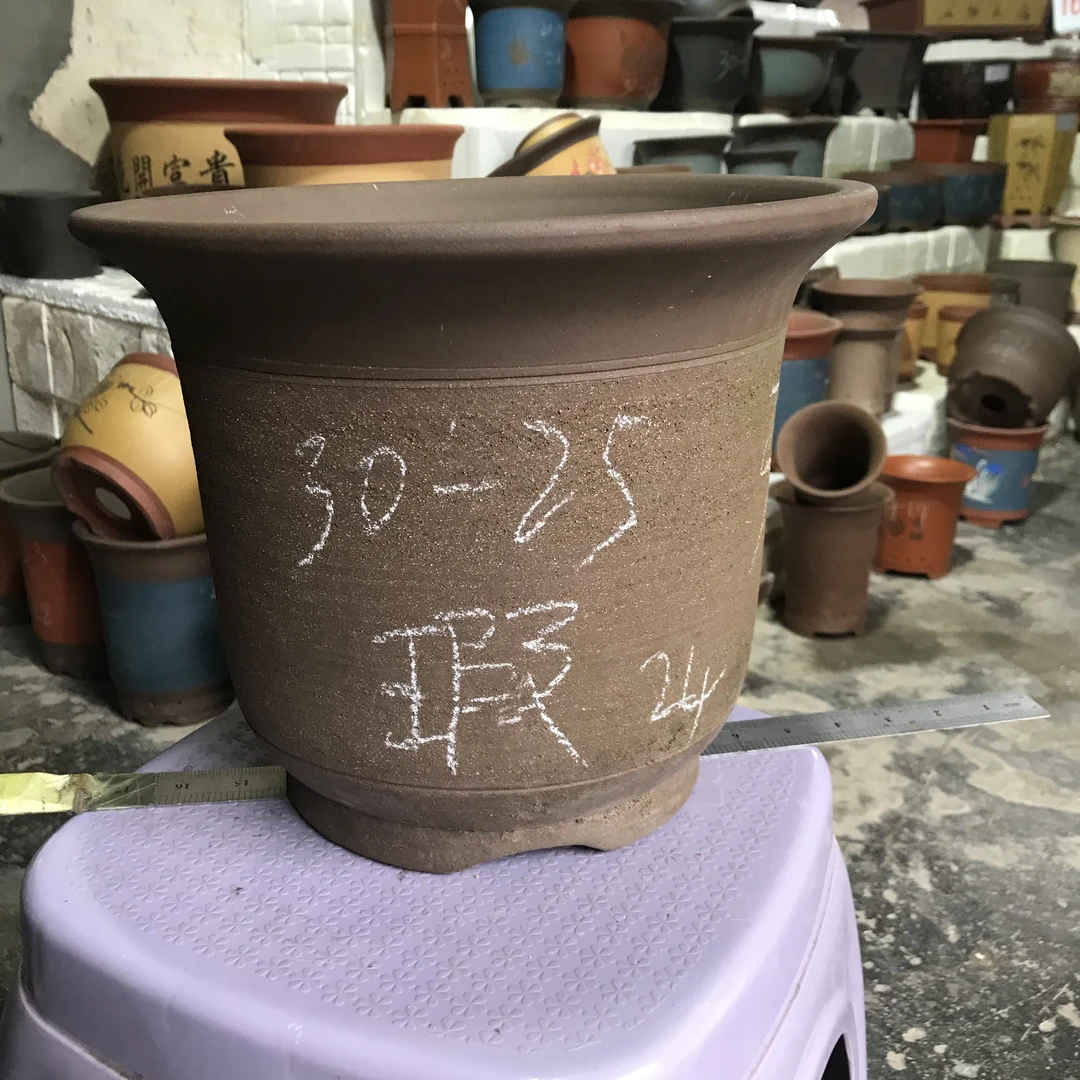 高金钟拉毛瑕疵品花盆30口径