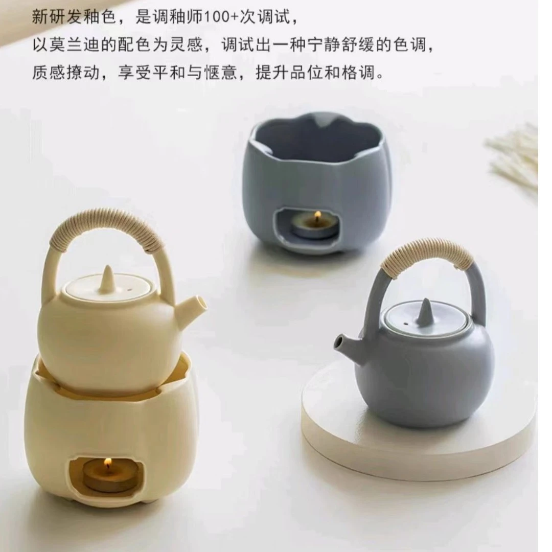 无品牌小雅云集提梁壶套组白瓷茶具套装家用功夫茶具高档泡茶壶