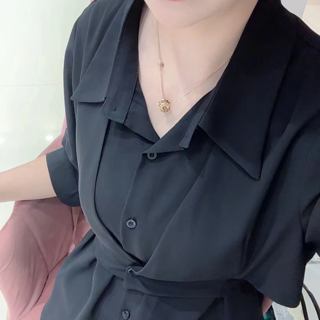 248171显瘦气质洋气时尚夏季百搭衬衫