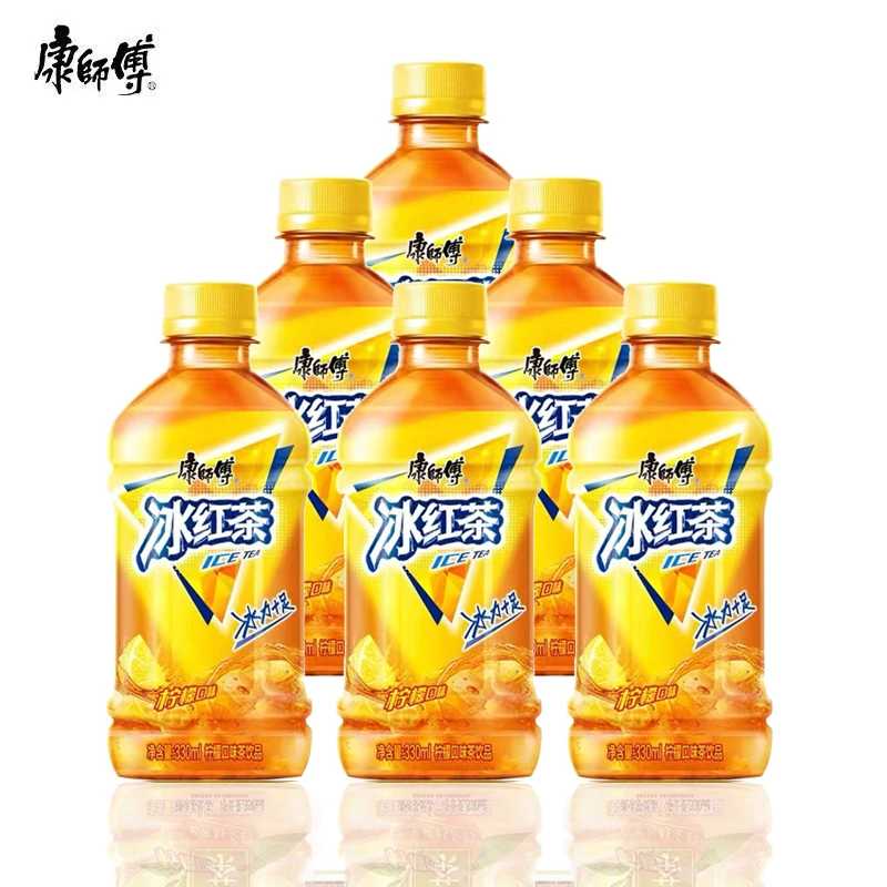 【新日期】康师傅冰红茶柠檬口味饮料正品330ml