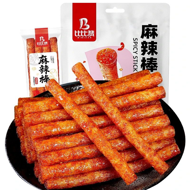 180g*2袋  共20小包 比比赞麻辣棒辣条