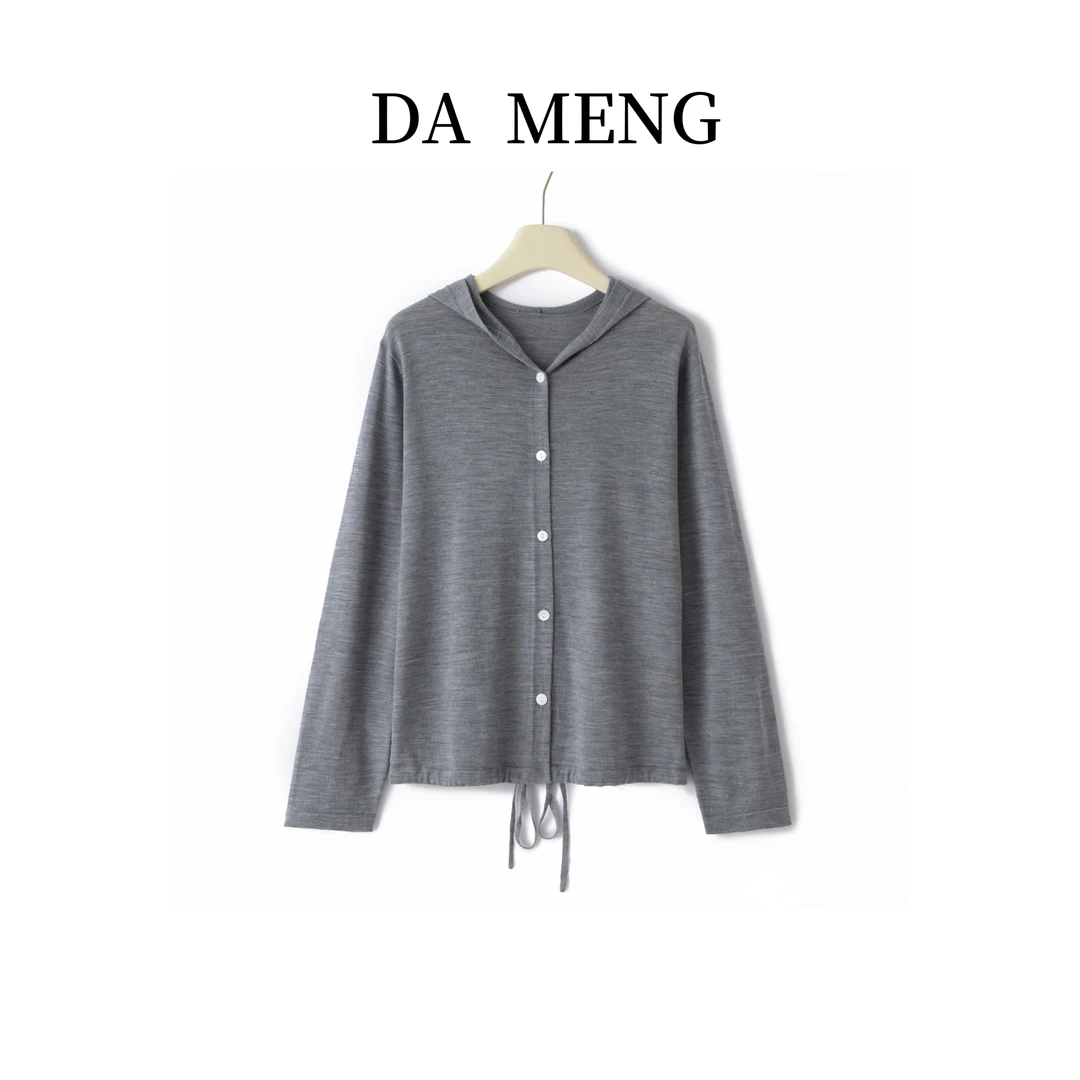 【扬子帽衫】可机洗百搭杨子纱纯羊毛针织衫帽衫