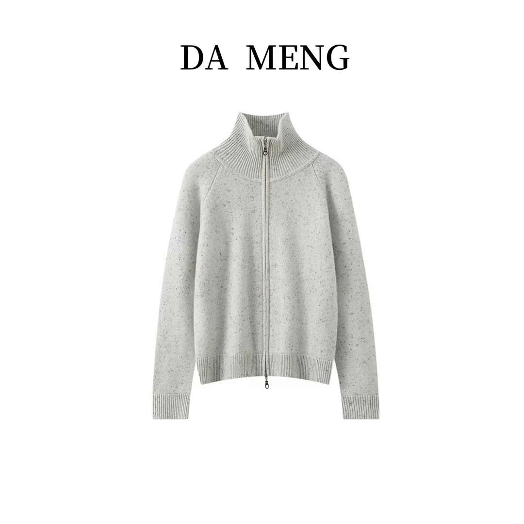 【小禾点纱】冬季100羊绒点子纱针织开衫外套58036