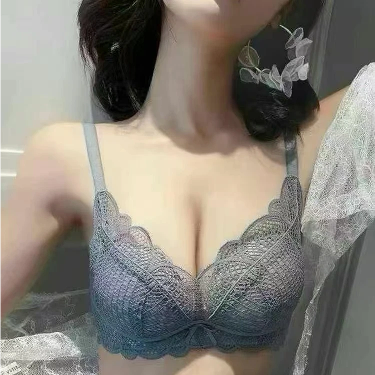 内衣女小胸聚拢显胸大无钢圈胸罩