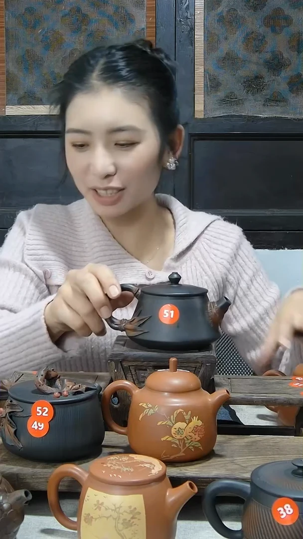 【闪购商品】陶瓷竹节水蝶壶