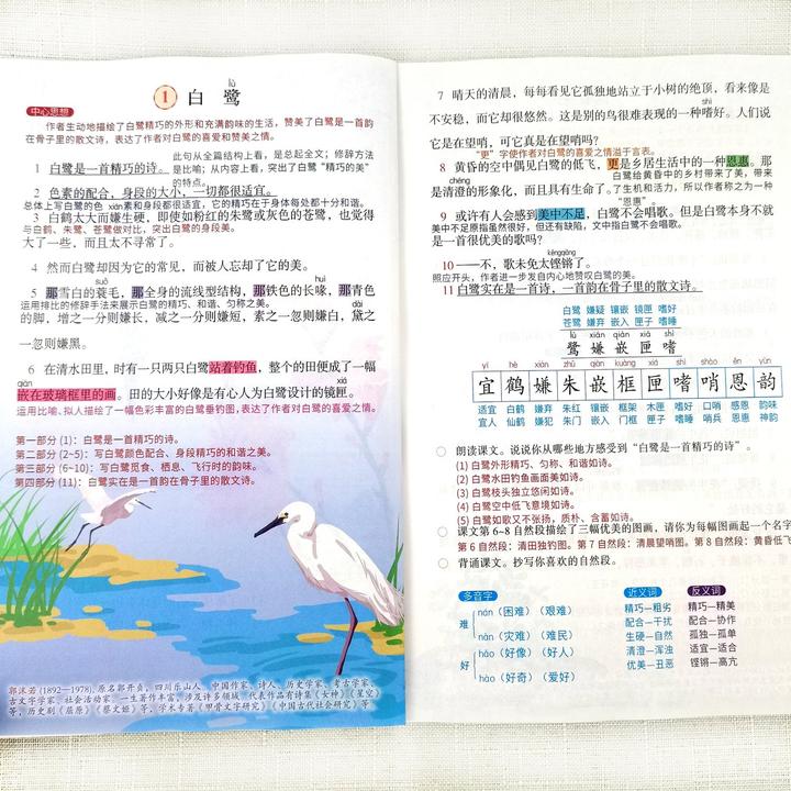 五年级上册语文课堂笔记人教部编版数学英语课本教材同步练习讲解
