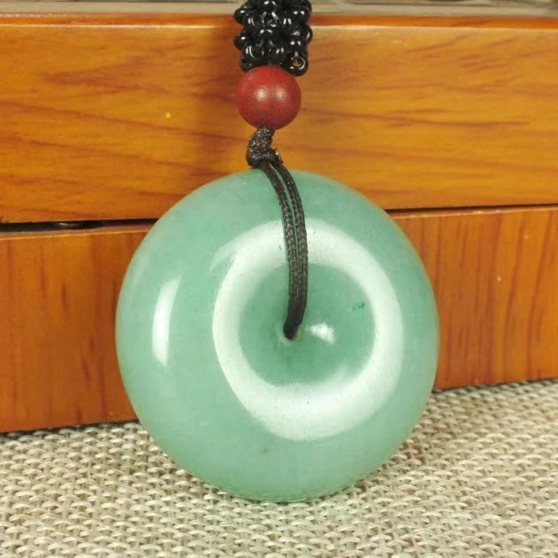 天然独龙玉东陵玉平安扣500028 H