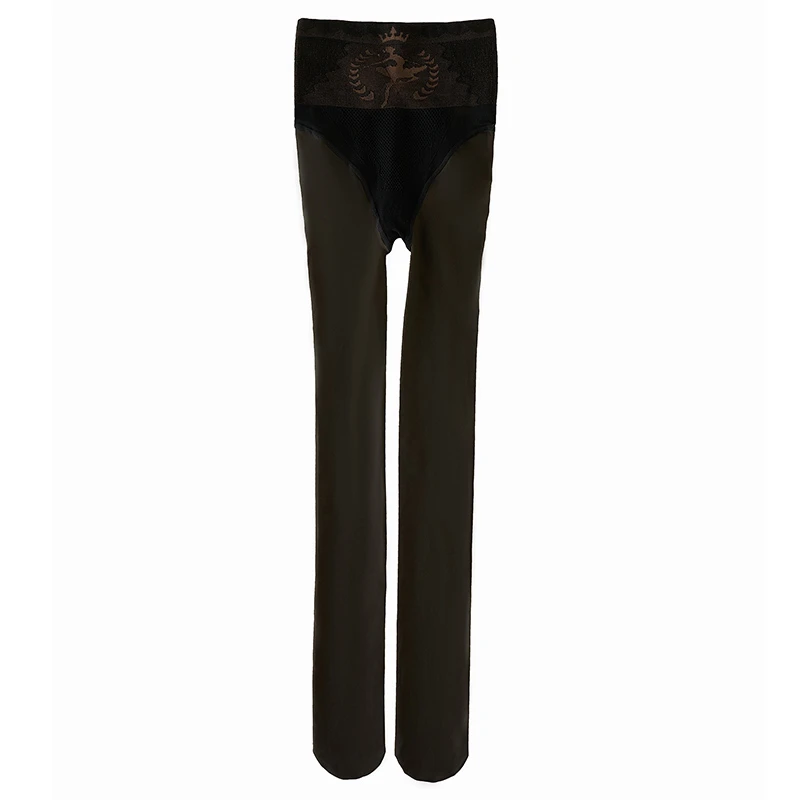 POPULARYW【淮风】Z·R上品屋 高腰水光零肤感黑丝透肤紧身打底裤