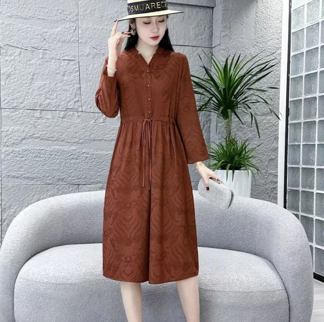 4578 [【粉丝专享】春夏气质收腰显瘦女人味连衣裙