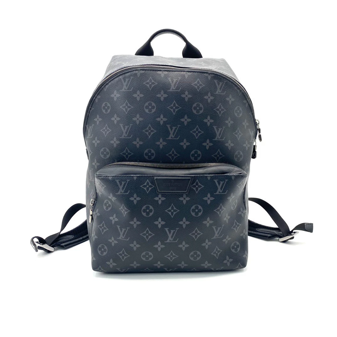 95新 LouisVuitton/路易威登 黑老花阿波罗双肩包 尺寸30/40
