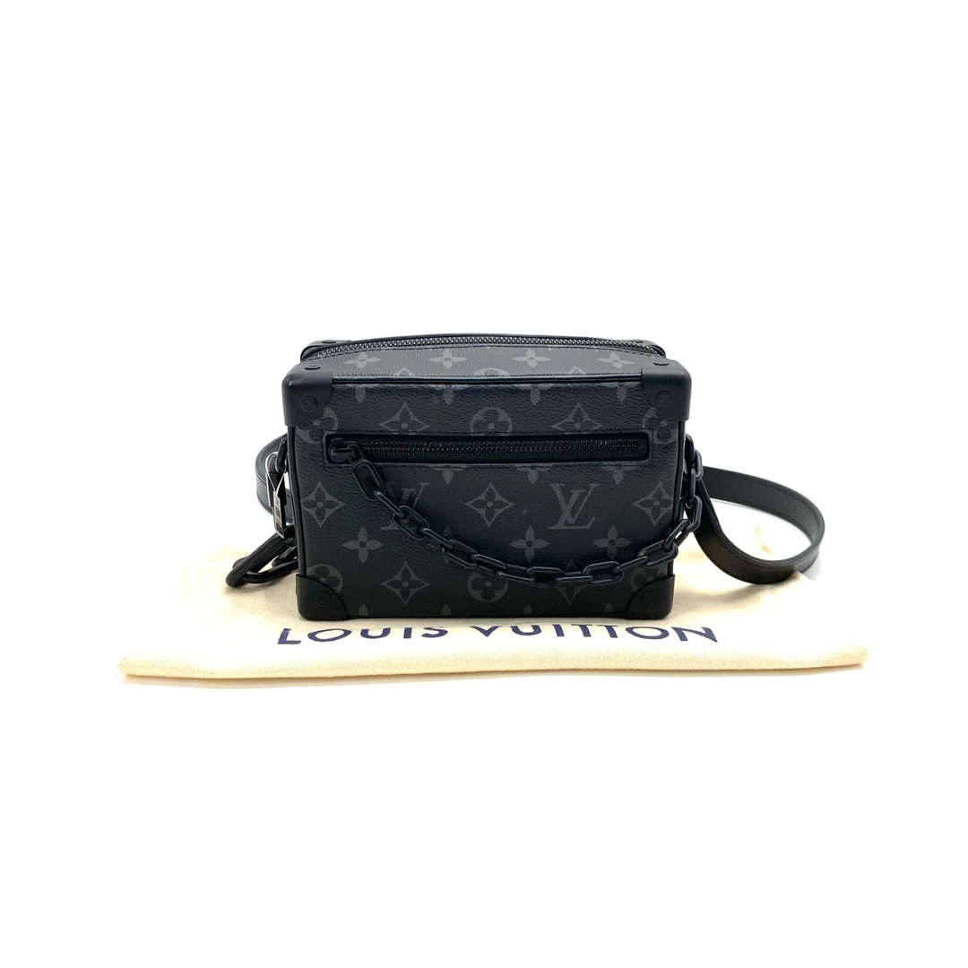 95新 LouisVuitton/路易威登 98新黑花mini盒子斜挎包 尺寸18/12