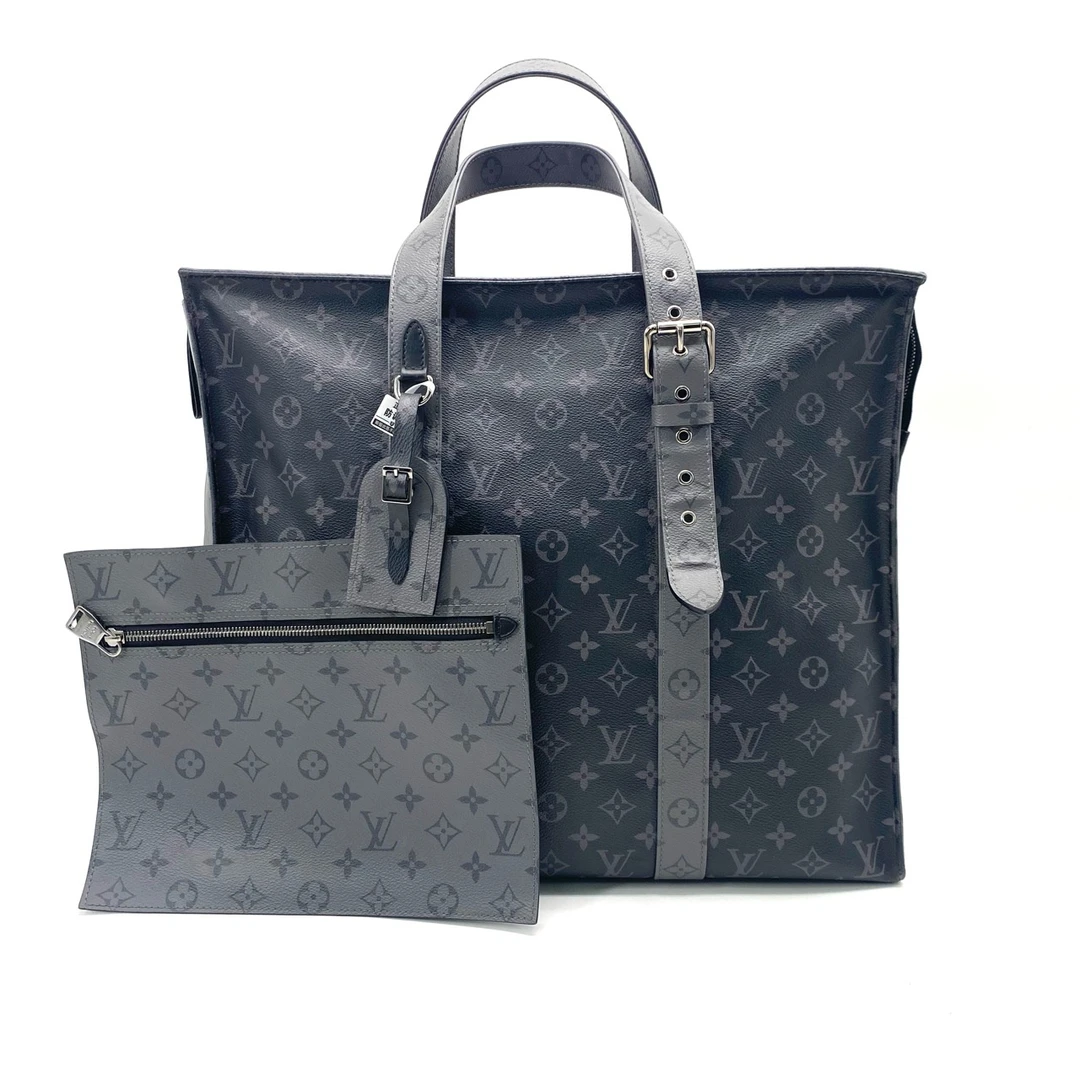 99新 LouisVuitton/路易威登 黑武士子母托特包 尺寸44/38