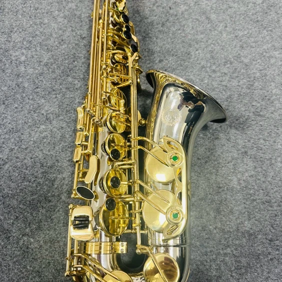 百喆品牌白铜中音萨克斯