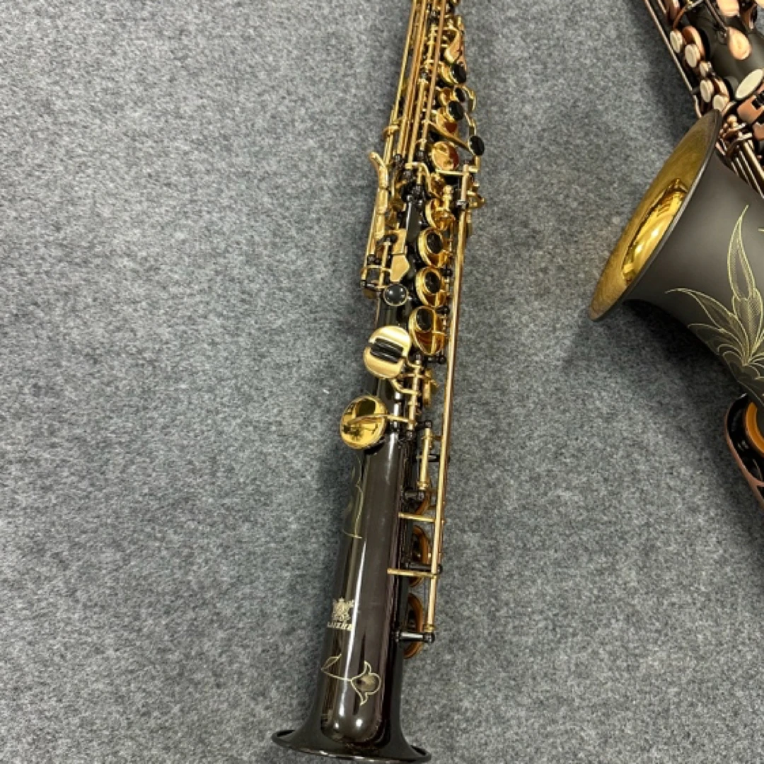 高音黑镍金一体萨克斯