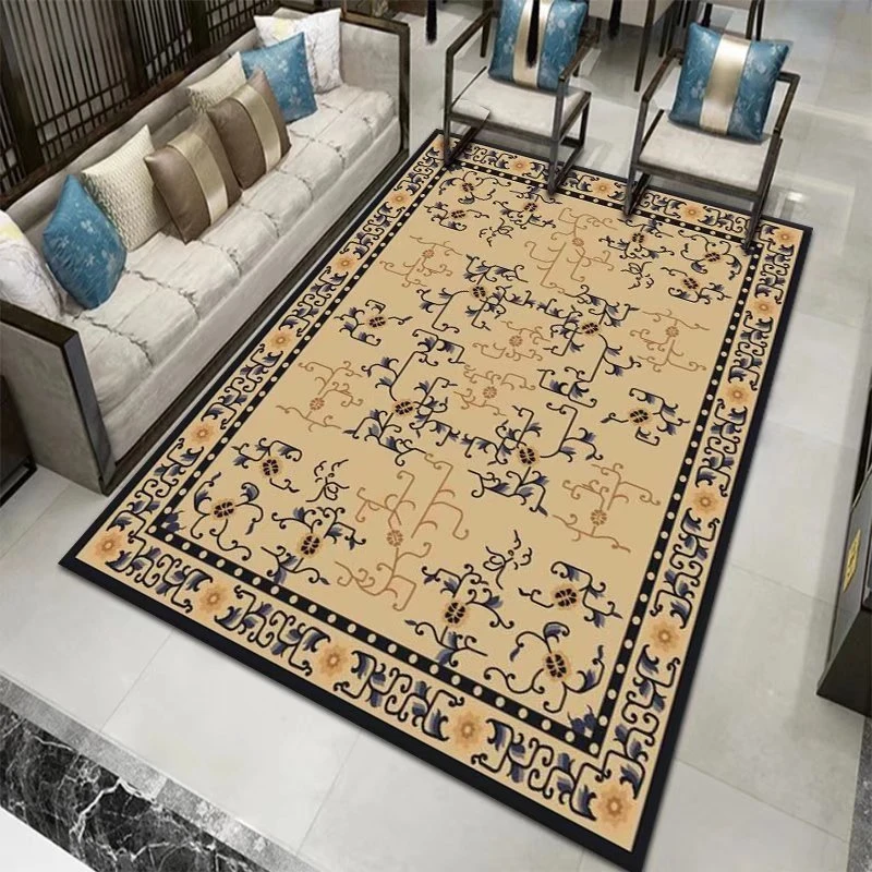 【西藏包邮】民族风客厅大地毯美式全屋地毯茶家用房间床边毯大面积