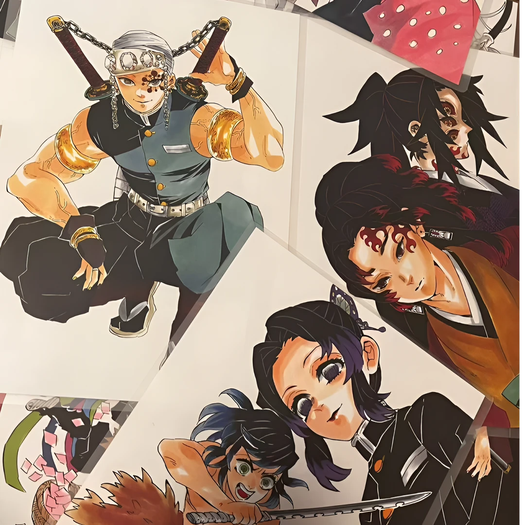 日谷 F鬼灭之刃 a4原画集彩色切页（非偏远满30包邮）
