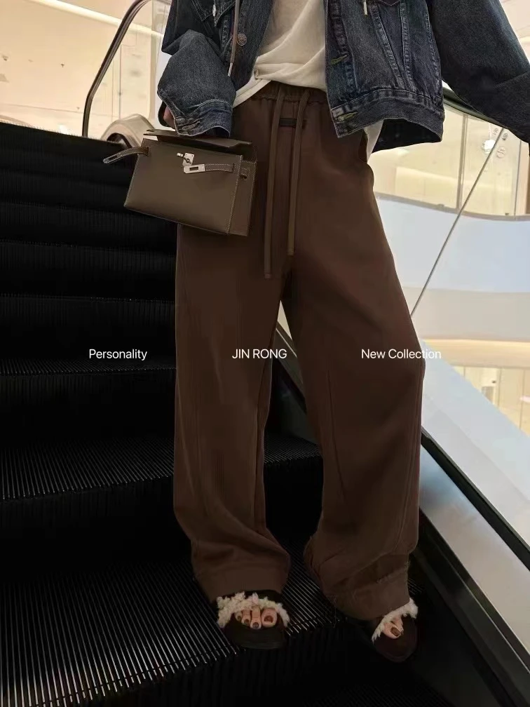 【黄小芳】冬季直筒休闲裤