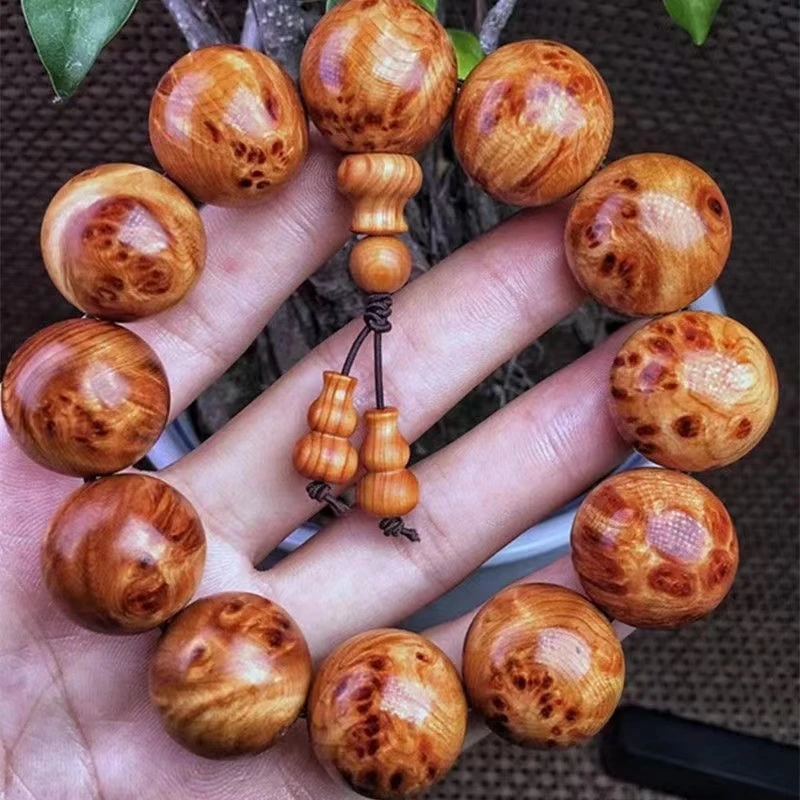 保真太行崖柏手串纯手工传承高油念珠精修甄选男女款品质木质小孔