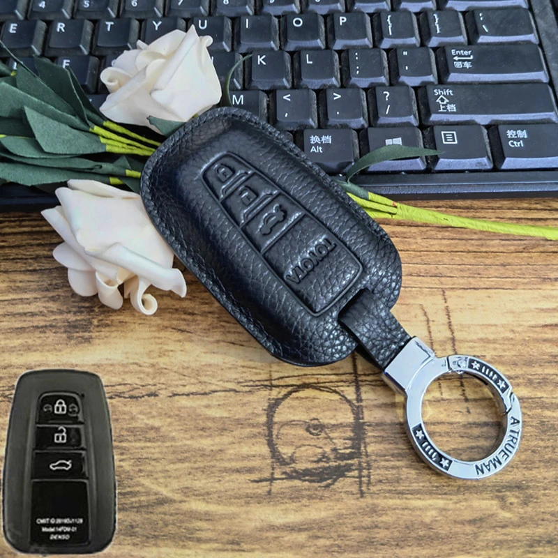 适用于丰田卡罗拉钥匙套男凯美瑞雷凌亚洲龙汉兰达荣放chr壳扣包