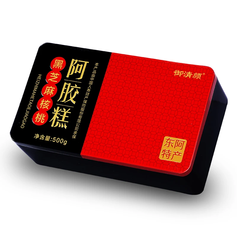 【贵州宗钉钉专属】(拍一发三盒)东阿正宗手工阿胶糕500克/盒