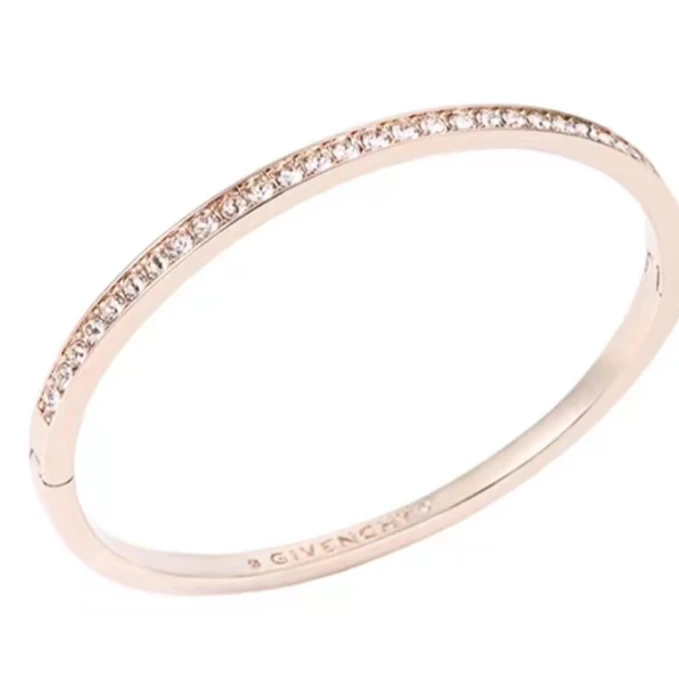 Givenchy/纪梵希轻奢高级感设计镶小碎钻 手镯  玫瑰金