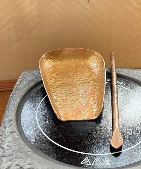 千锤铜壶 手工茶则