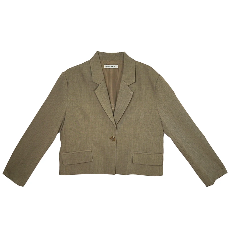 TT・VEGETABLES气质百搭长袖女士西装外套328628