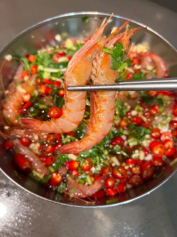 【黄十二生腌】新鲜生腌红中虾 本港樱花虾 潮汕生腌 配粥配饭佳品