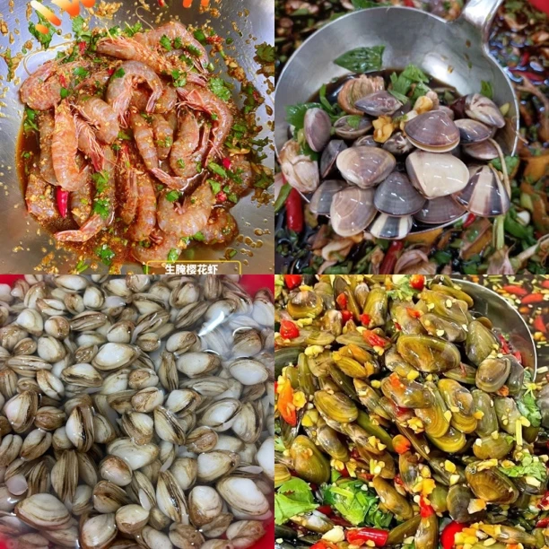 黄十二潮汕生腌2瓶装血蛤 辽昭海瓜子 红肉蛤 配粥配饭佳品