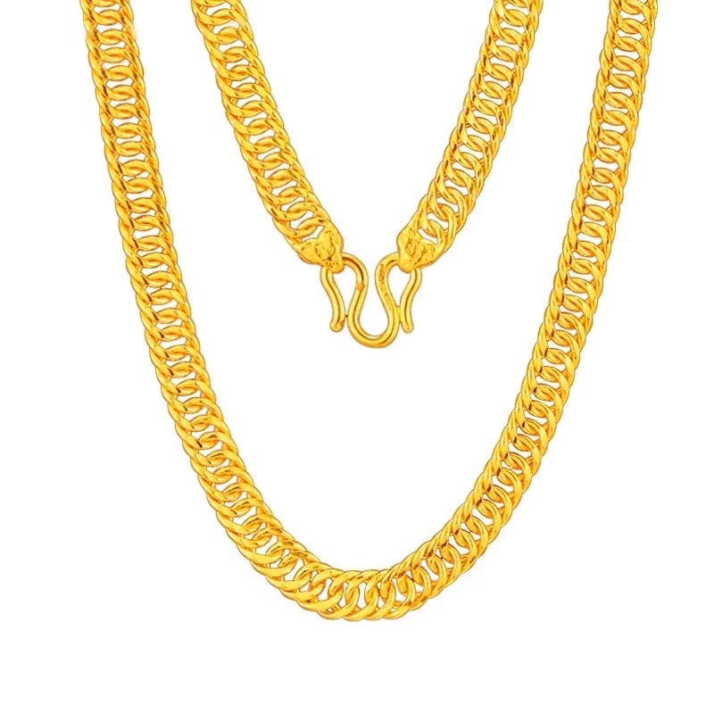 链子足银 【灵灵】霸气男士马鞭项链