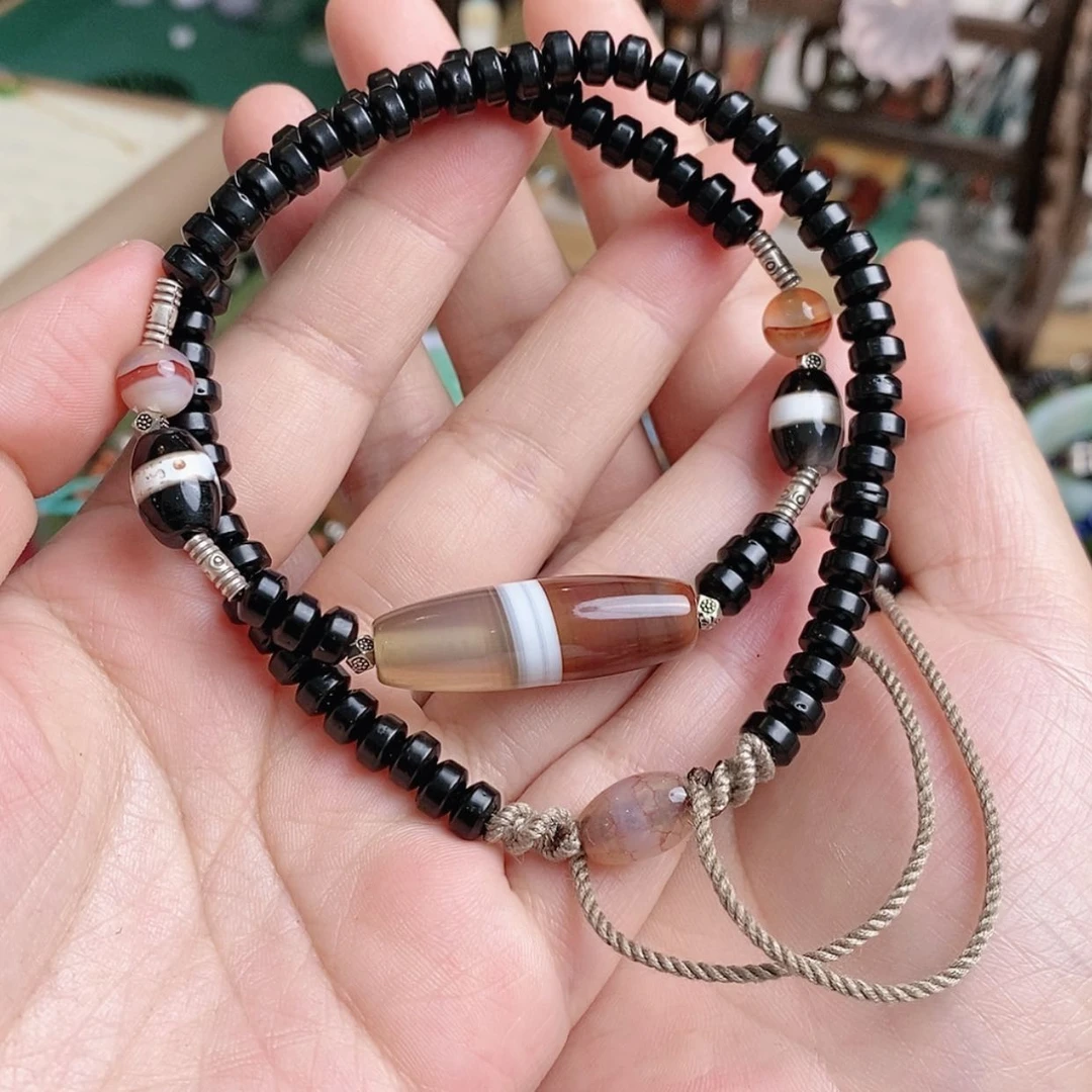 【闪购商品】玛瑙/玉髓颈饰未镶嵌天**敌