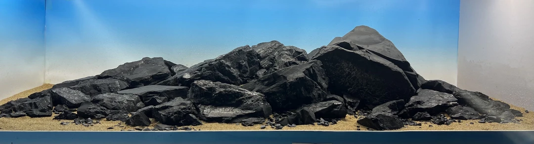 大缸体造景骨架(散装需要拼装，介意勿拍)不含底沙和植物