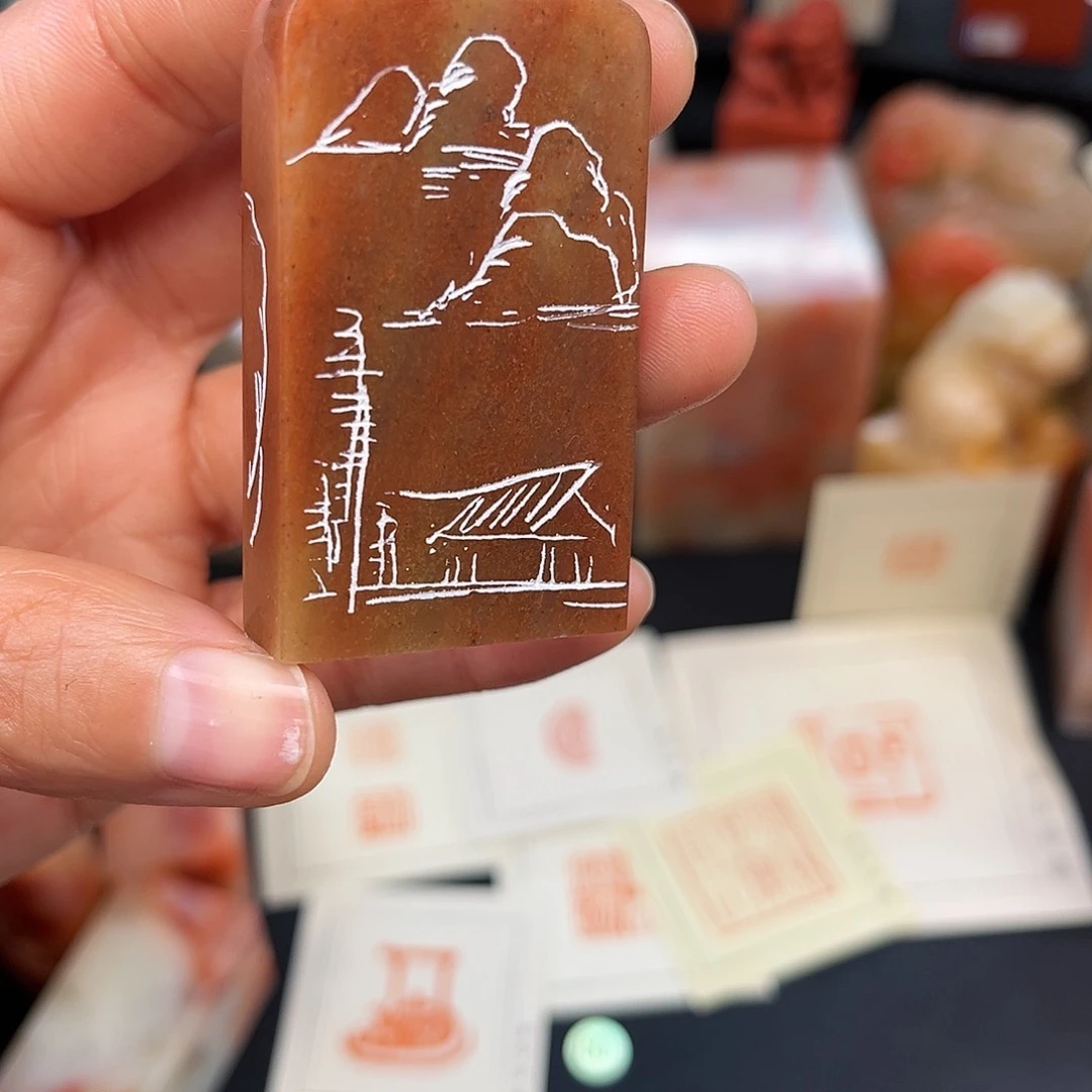 寿山石印石这种天气出门玩一定得