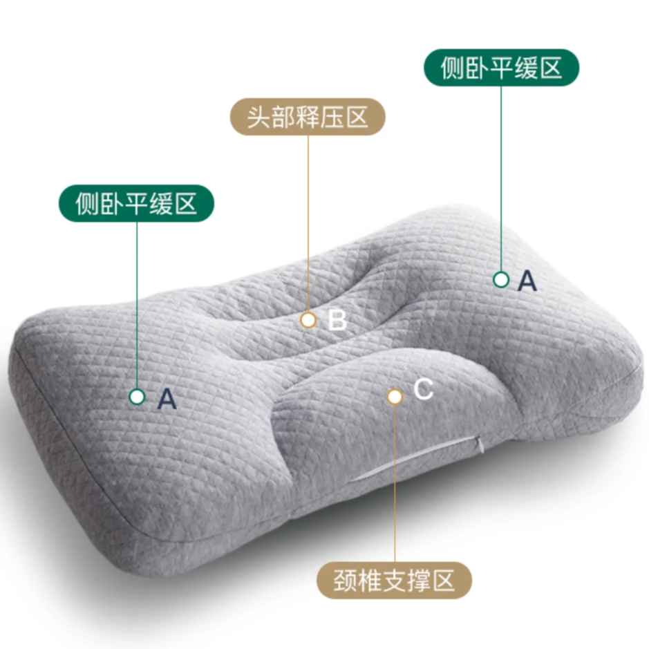 tpe软管枕头护颈椎枕助睡眠填充修复劲椎可水洗矫正通用可调节