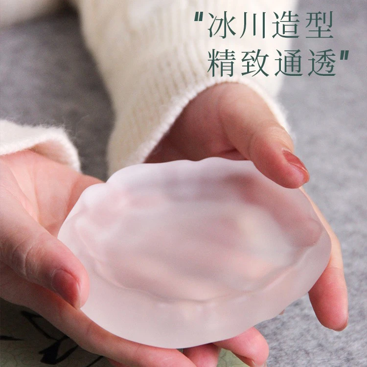 【金城雅丽老师专属】琉璃磨砂墨蝶盛墨搁笔笔舔镇纸多功能墨池墨碟
