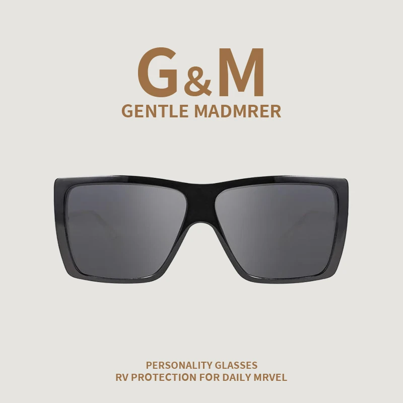 韩国GENTLE MADMRER消失的她倪妮同款墨镜女大框太阳眼镜防紫外线