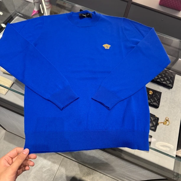 全新未使用 Versace/范思哲 国内现货/小标刺绣羊毛衫